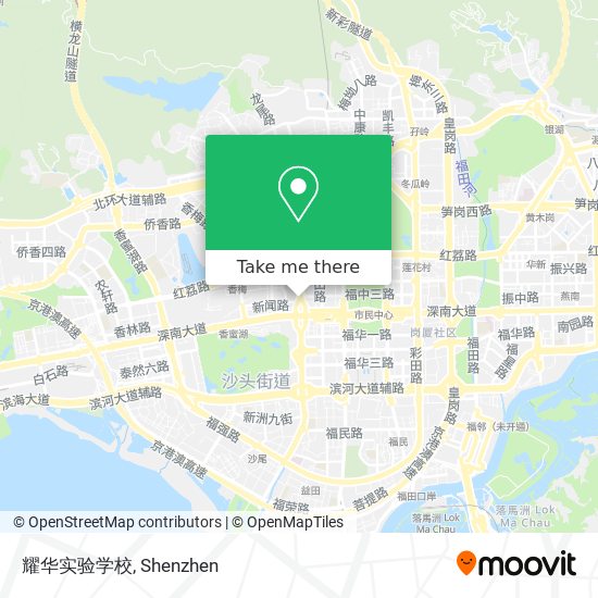 耀华实验学校 map