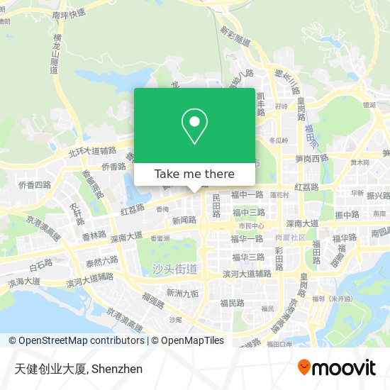 天健创业大厦 map