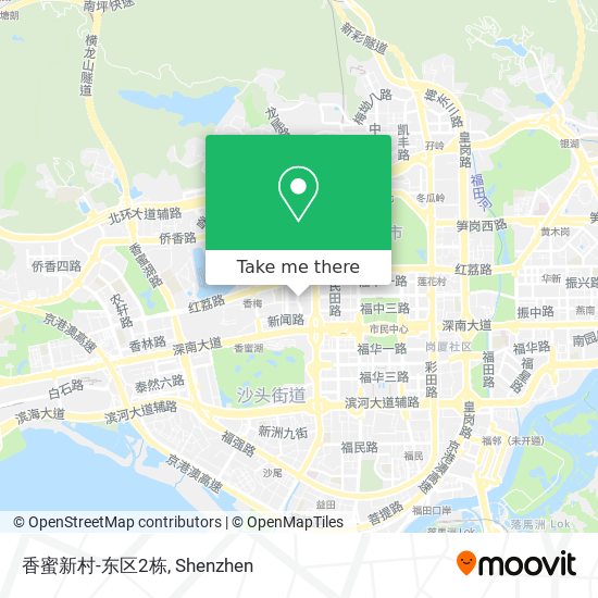 香蜜新村-东区2栋 map