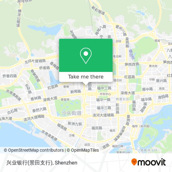 兴业银行(景田支行) map