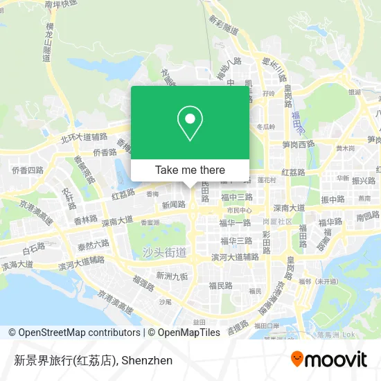 新景界旅行(红荔店) map