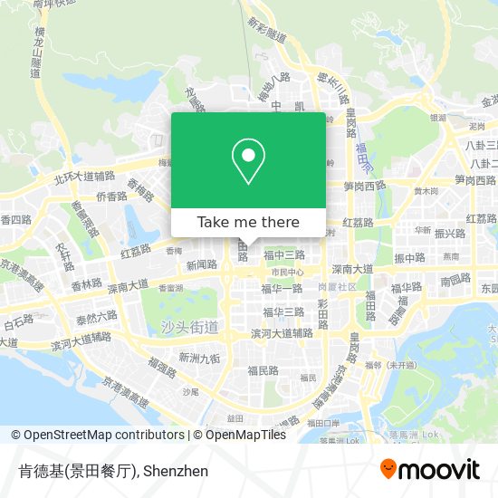 肯德基(景田餐厅) map