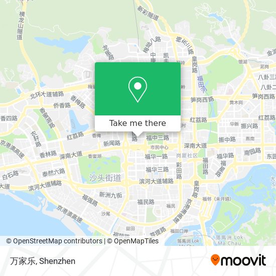 万家乐 map