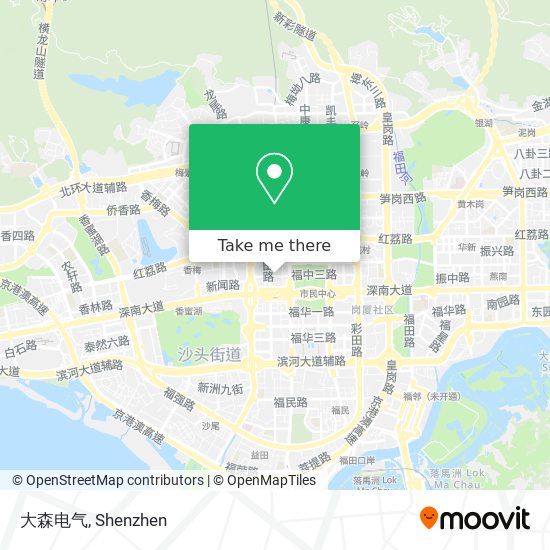 大森电气 map