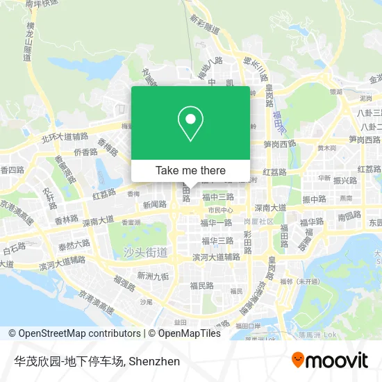 华茂欣园-地下停车场 map