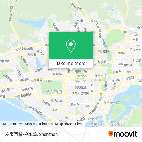 岁宝百货-停车场 map