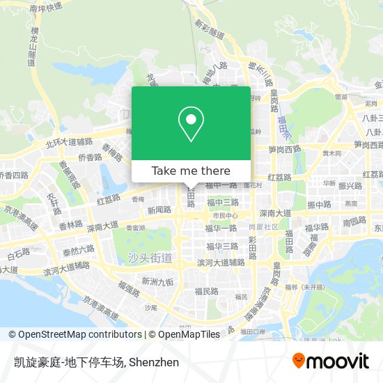 凯旋豪庭-地下停车场 map