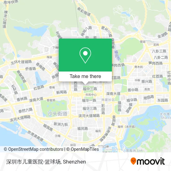 深圳市儿童医院-篮球场 map