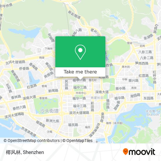 椰风林 map