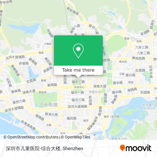 深圳市儿童医院-综合大楼 map