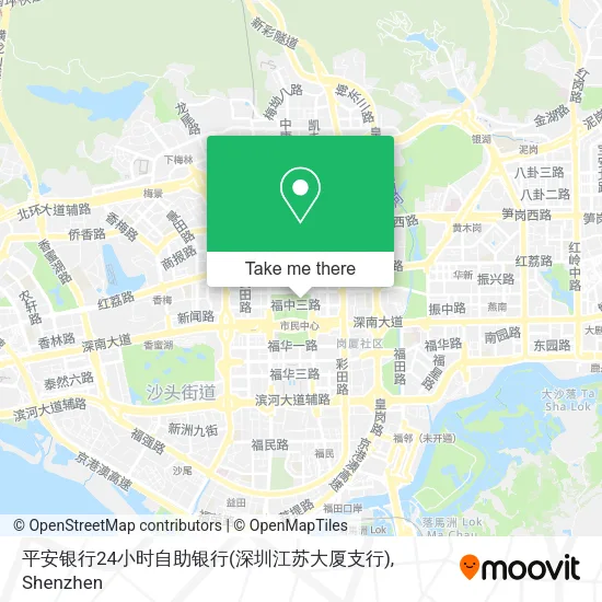 平安银行24小时自助银行(深圳江苏大厦支行) map