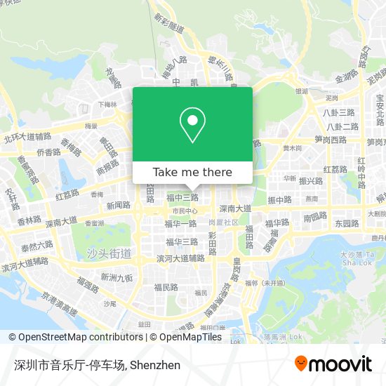 深圳市音乐厅-停车场 map