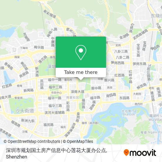 深圳市规划国土房产信息中心莲花大厦办公点 map