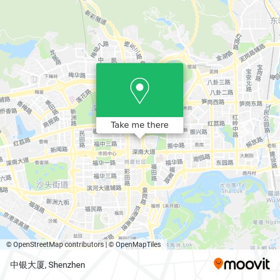中银大厦 map
