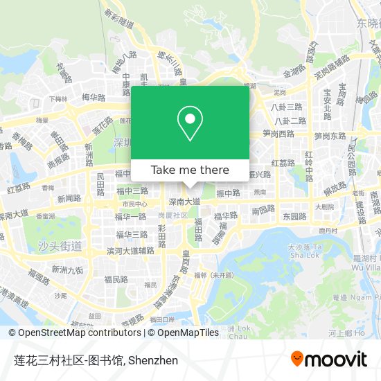 莲花三村社区-图书馆 map