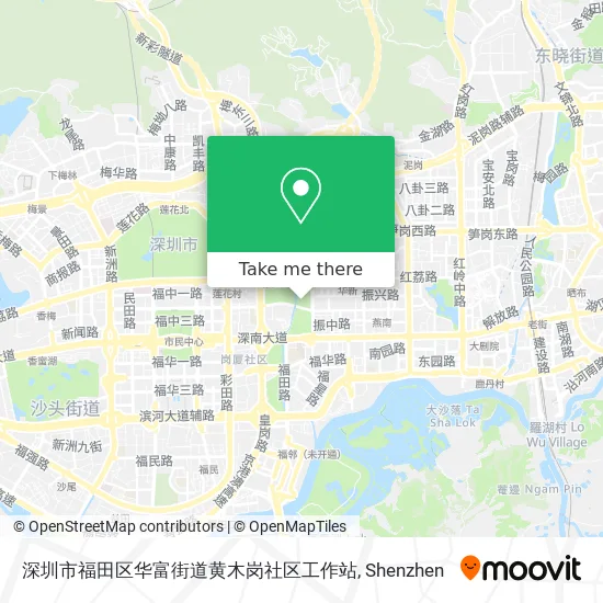 深圳市福田区华富街道黄木岗社区工作站 map