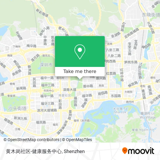 黄木岗社区-健康服务中心 map