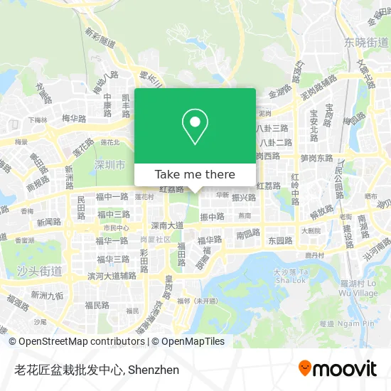 老花匠盆栽批发中心 map