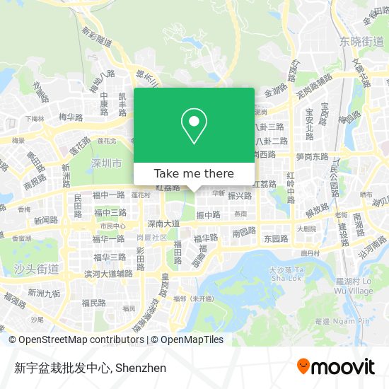 新宇盆栽批发中心 map