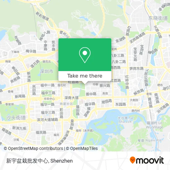 新宇盆栽批发中心 map