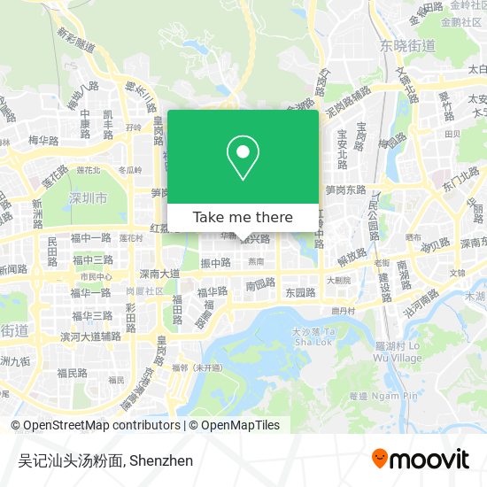 吴记汕头汤粉面 map
