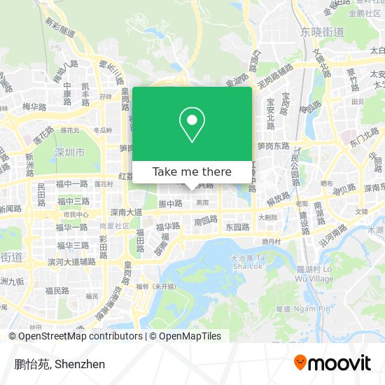 鹏怡苑 map