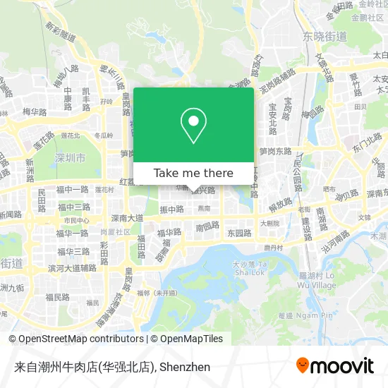 来自潮州牛肉店(华强北店) map