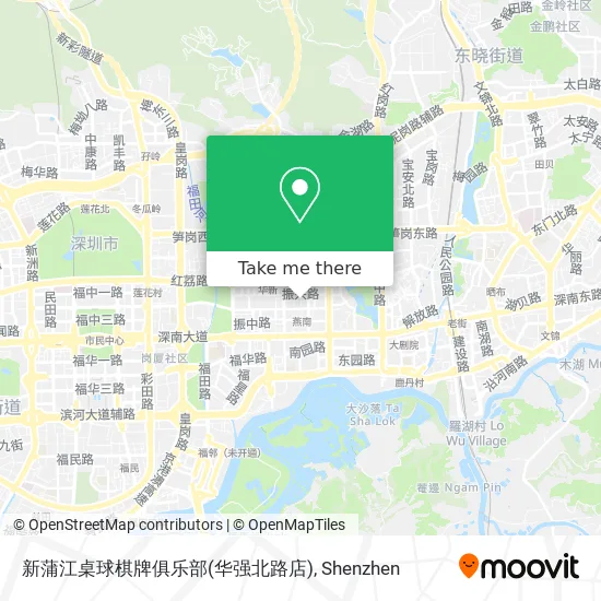 新蒲江桌球棋牌俱乐部(华强北路店) map