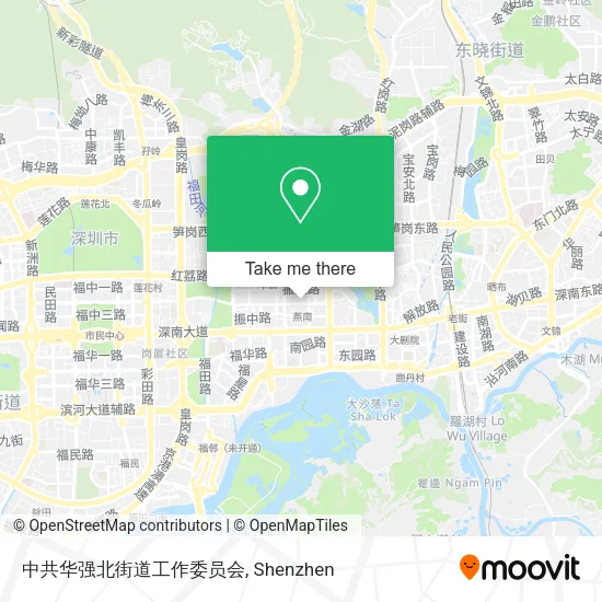 中共华强北街道工作委员会 map