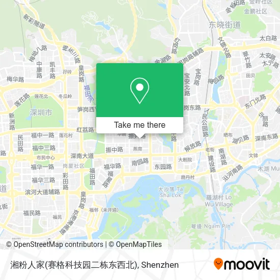 湘粉人家(赛格科技园二栋东西北) map