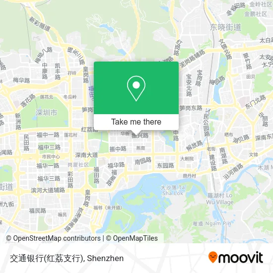交通银行(红荔支行) map