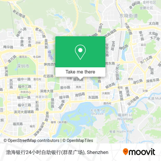 渤海银行24小时自助银行(群星广场) map