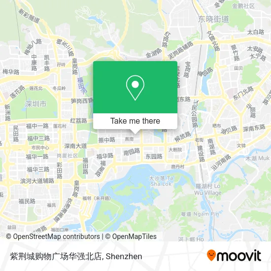 紫荆城购物广场华强北店 map