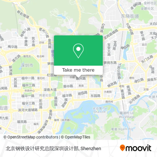 北京钢铁设计研究总院深圳设计部 map