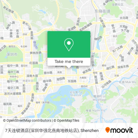 7天连锁酒店(深圳华强北燕南地铁站店) map