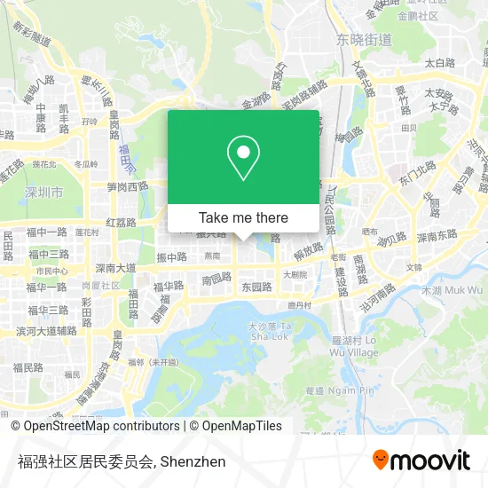 福强社区居民委员会 map