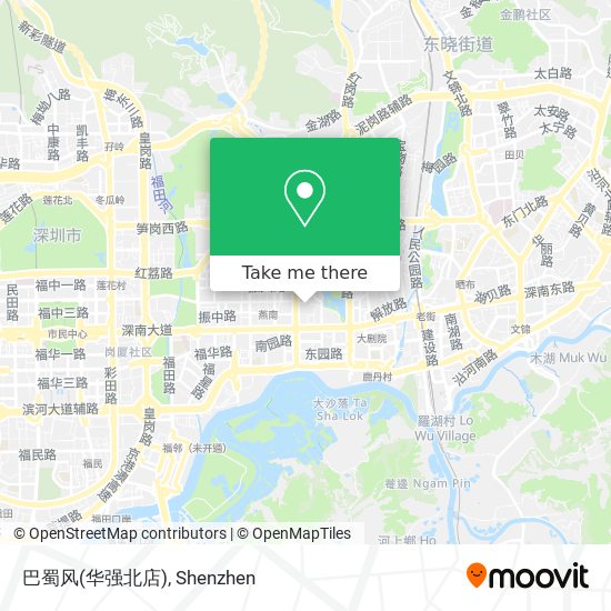 巴蜀风(华强北店) map