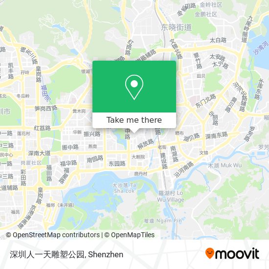 深圳人一天雕塑公园 map