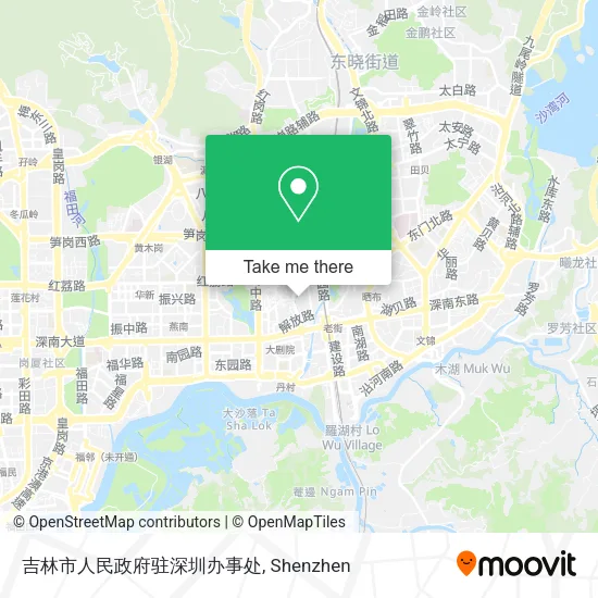 吉林市人民政府驻深圳办事处 map