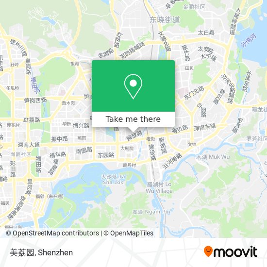 美荔园 map