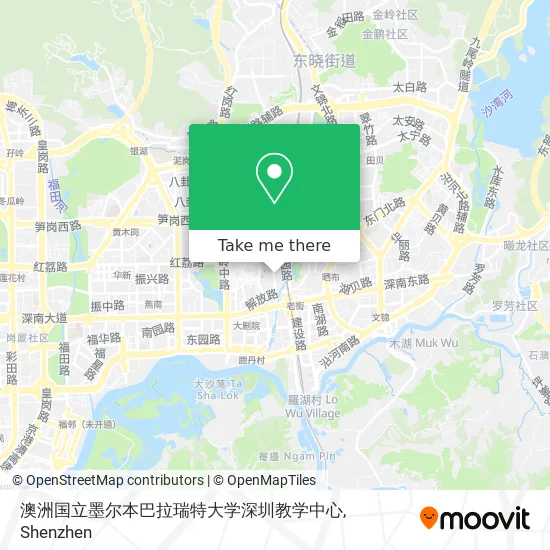 澳洲国立墨尔本巴拉瑞特大学深圳教学中心 map