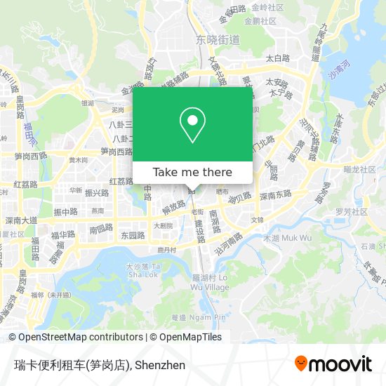 瑞卡便利租车(笋岗店) map
