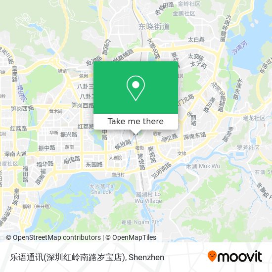 乐语通讯(深圳红岭南路岁宝店) map