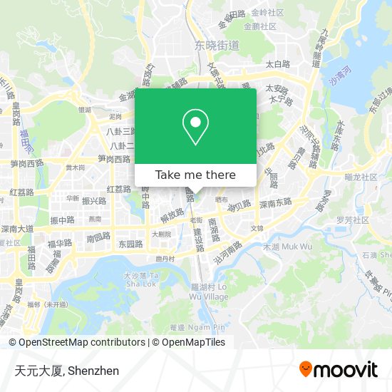 天元大厦 map