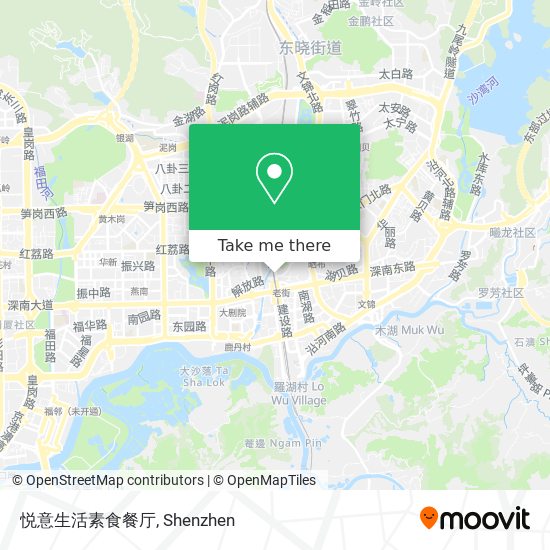 悦意生活素食餐厅 map