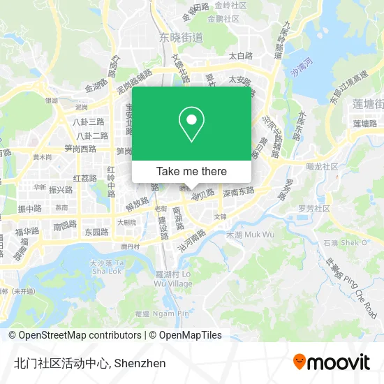 北门社区活动中心 map