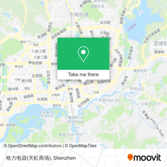 格力电器(天虹商场) map