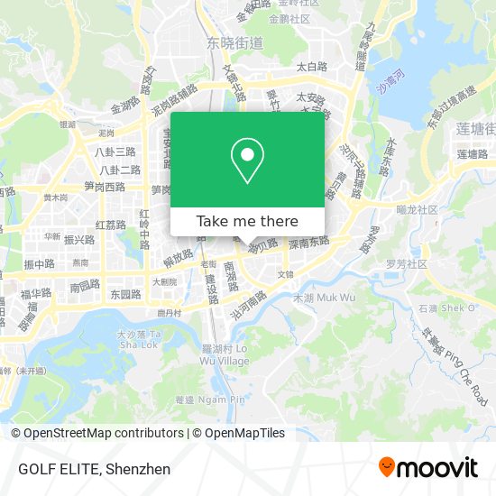 GOLF ELITE map