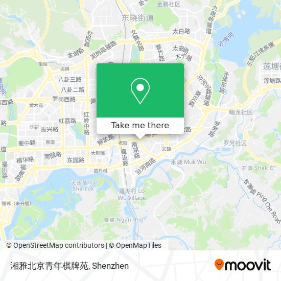 湘雅北京青年棋牌苑 map