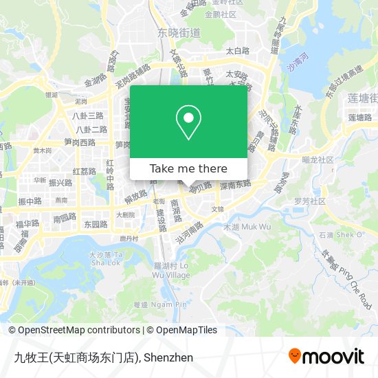 九牧王(天虹商场东门店) map